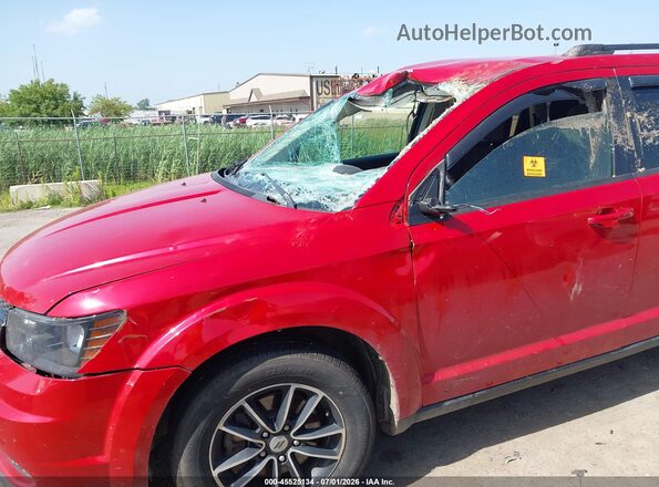 3C4PDCAB4JT429618 2018 DODGE JOURNEY Red Widok z przodu