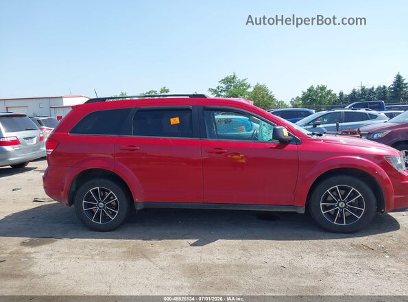 3C4PDCAB4JT429618 2018 DODGE JOURNEY Red Widok wnętrza z tyłu