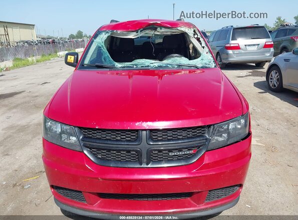 3C4PDCAB4JT429618 2018 DODGE JOURNEY Red Widok zestawu wskaźników