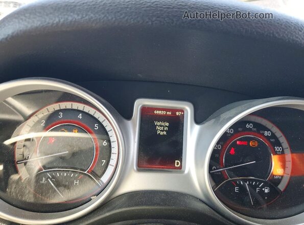3C4PDCAB4JT509503 2018 DODGE JOURNEY Blue Instrument cluster view