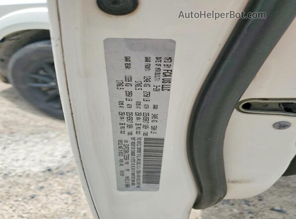 3C4PDCAB4LT232564 2020 DODGE JOURNEY White Widok naklejki z numerem VIN