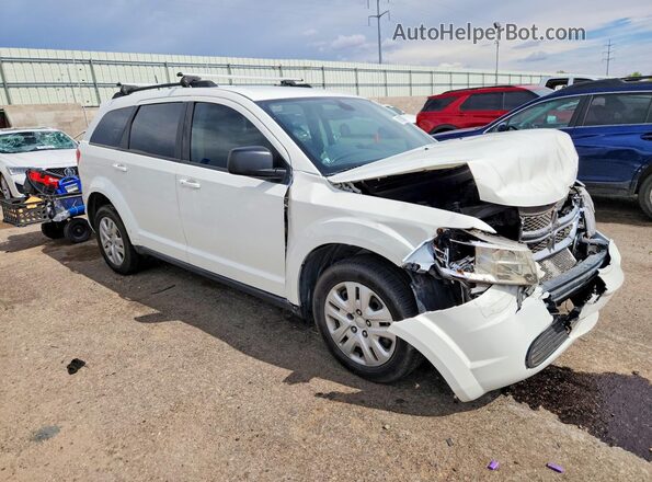 3C4PDCAB4LT254614 2020 DODGE JOURNEY White Delantero derecho