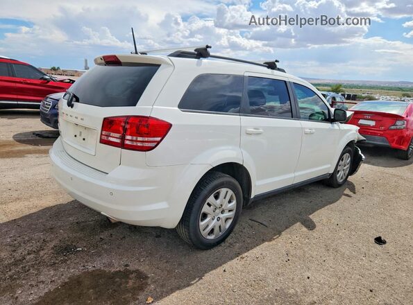 3C4PDCAB4LT254614 2020 DODGE JOURNEY White Trasero derecho