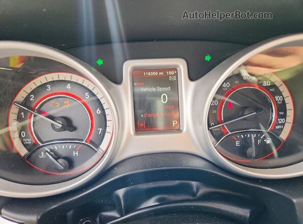 3C4PDCAB4LT254614 2020 DODGE JOURNEY White Vista del cuadro de instrumentos