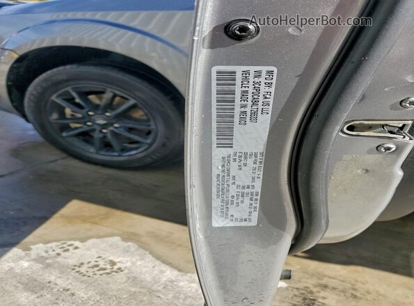 3C4PDCAB4LT265337 2020 DODGE JOURNEY Silver Vista de la etiqueta del VIN