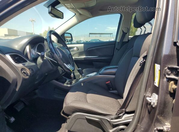 3C4PDCAB5GT158819 2016 DODGE JOURNEY Gray წინა სალონის ხედი