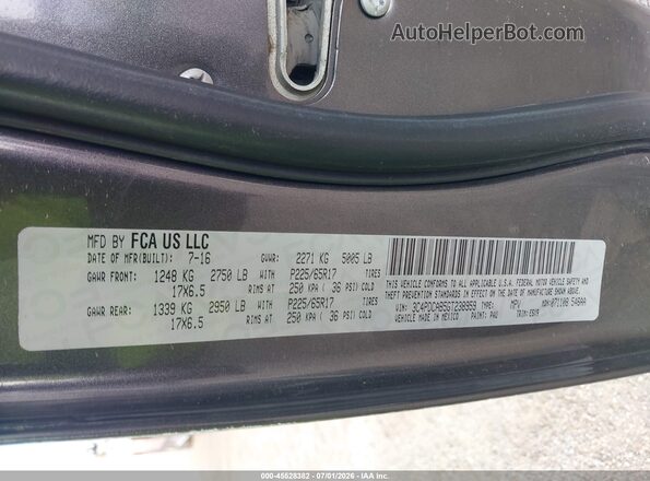 3C4PDCAB5GT238959 2016 DODGE JOURNEY Gray Widok komory silnika