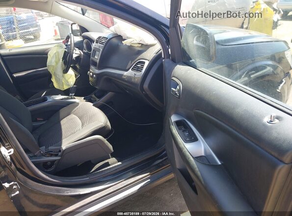 3C4PDCAB5HT520004 2017 DODGE JOURNEY Черный Вид салона спереди