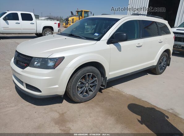 3C4PDCAB5HT621771 2017 DODGE JOURNEY White Vista tres cuartos delantera izquierda