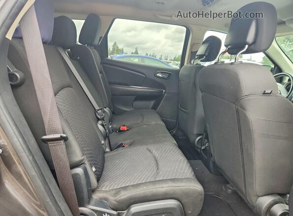 3C4PDCAB5JT158214 2018 DODGE JOURNEY Gray Widok wnętrza z tyłu