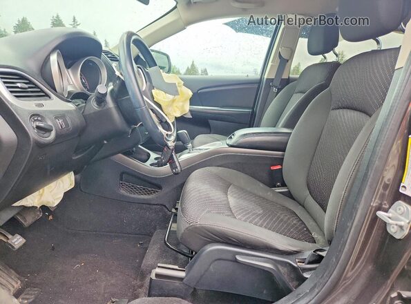 3C4PDCAB5JT158214 2018 DODGE JOURNEY Gray Widok wnętrza z przodu