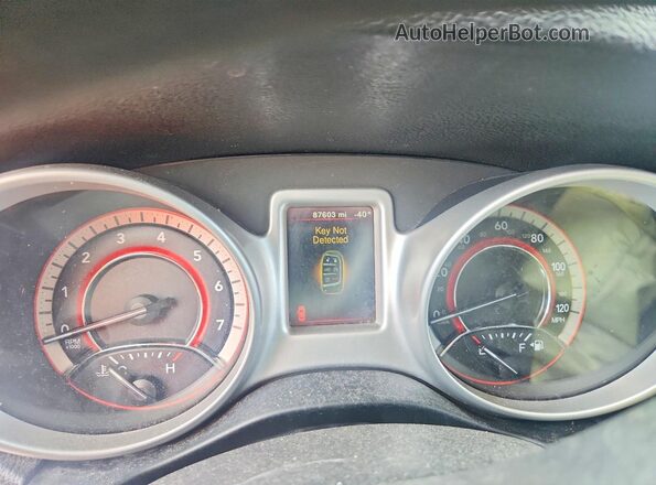 3C4PDCAB5JT257521 2018 DODGE JOURNEY Blue Widok zestawu wskaźników