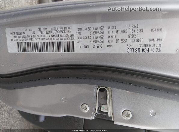 3C4PDCAB5JT384768 2018 DODGE JOURNEY Серый Вид подкапотного пространства