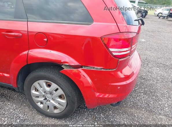 3C4PDCAB5JT427649 2018 DODGE JOURNEY Красный Вид спереди
