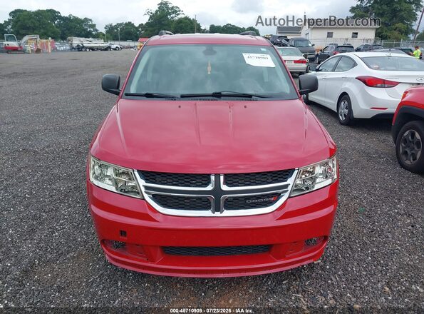 3C4PDCAB5JT427649 2018 DODGE JOURNEY Красный Вид панели приборов