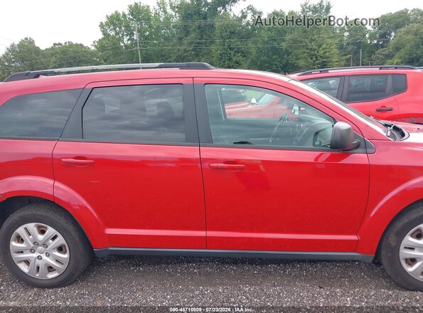 3C4PDCAB5JT427649 2018 DODGE JOURNEY Красный Вид щитка приборов