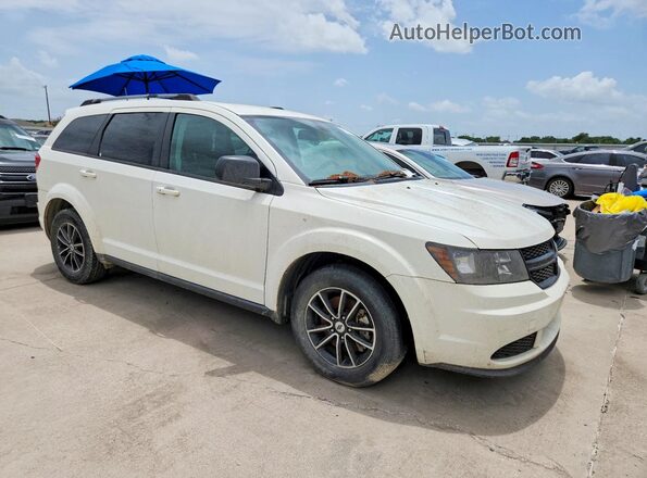 3C4PDCAB5JT490637 2018 DODGE JOURNEY White Przód prawy