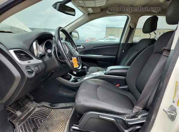 3C4PDCAB5JT490637 2018 DODGE JOURNEY White Widok wnętrza z przodu