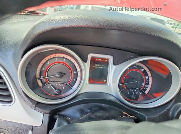 3C4PDCAB5JT517318 2018 DODGE JOURNEY Red Սարքավորումների վահանակի տեսք