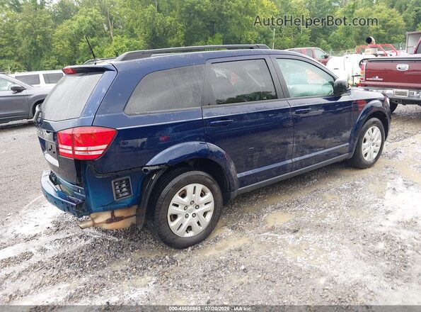 3C4PDCAB5KT872121 2019 DODGE JOURNEY Синий Задняя правая четверть