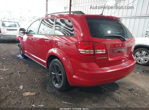 3C4PDCAB5LT207611 2020 DODGE JOURNEY Red უკანა მარცხენა