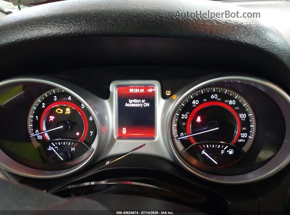 3C4PDCAB5LT207611 2020 DODGE JOURNEY Red უკანა სავარძლების ხედი
