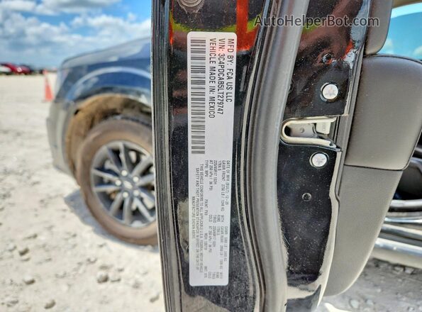 3C4PDCAB5LT279747 2020 DODGE JOURNEY Black Vista de la etiqueta del VIN