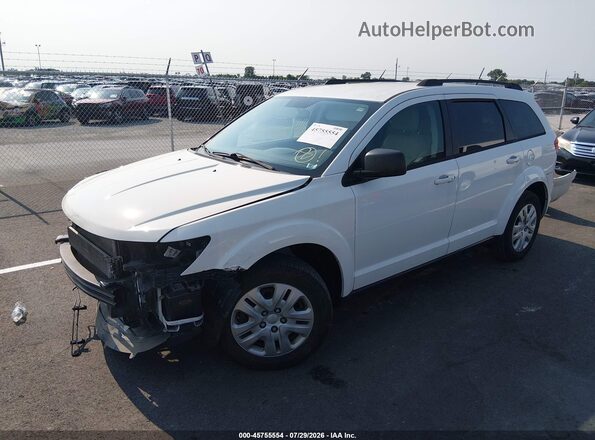 3C4PDCAB6GT121293 2016 DODGE JOURNEY White Առջևի ձախ երեք քառորդ տեսարան