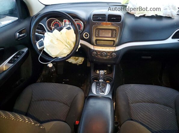 3C4PDCAB6GT182451 2016 DODGE JOURNEY Black Widok deski rozdzielczej
