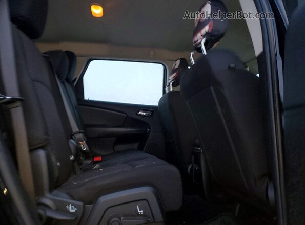 3C4PDCAB6GT182451 2016 DODGE JOURNEY Black Widok wnętrza z tyłu