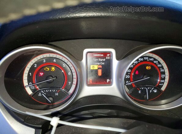 3C4PDCAB6GT182451 2016 DODGE JOURNEY Black Widok zestawu wskaźników