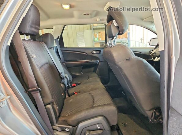 3C4PDCAB6HT581622 2017 DODGE JOURNEY Silver Rear interior view