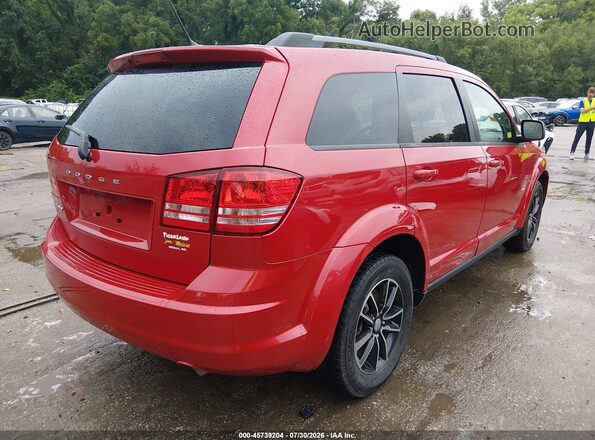 3C4PDCAB6HT630060 2017 DODGE JOURNEY Red Задня права чверть