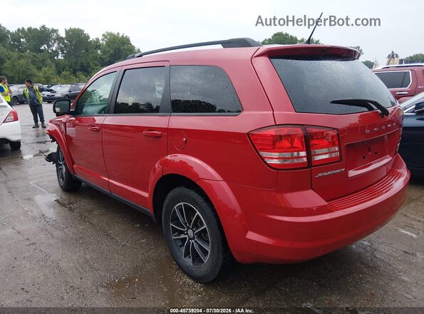 3C4PDCAB6HT630060 2017 DODGE JOURNEY Red Задня ліва чверть