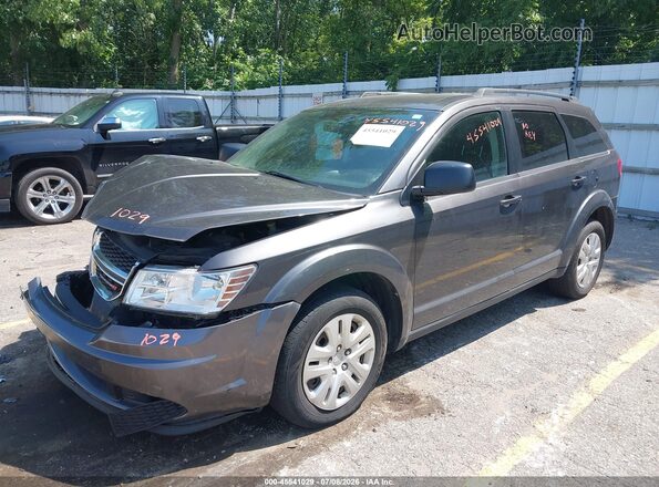 3C4PDCAB6HT676570 2017 DODGE JOURNEY Gray წინა მარცხენა ხედი სამი მეოთხედიდან