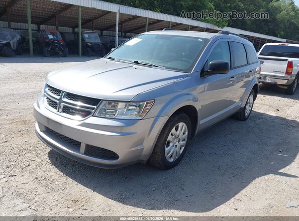 3C4PDCAB6JT169965 2018 DODGE JOURNEY Gray Առջևի ձախ երեք քառորդ տեսարան