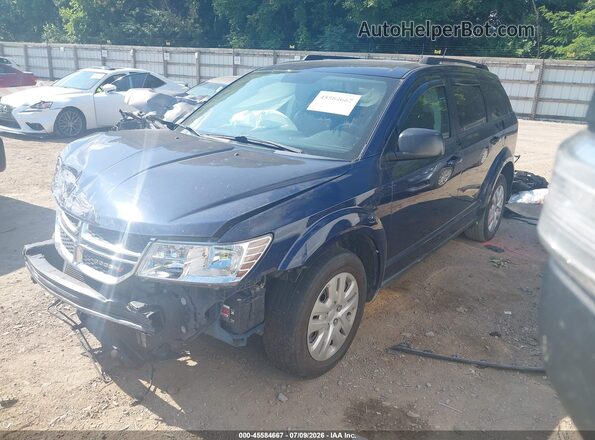 3C4PDCAB6JT243174 2018 DODGE JOURNEY Blue Front left