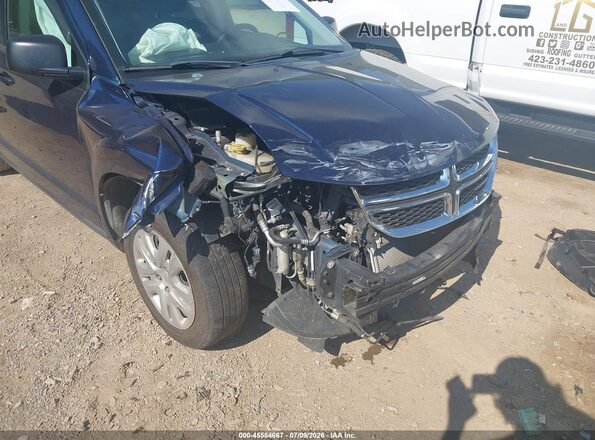 3C4PDCAB6JT243174 2018 DODGE JOURNEY Blue Front view