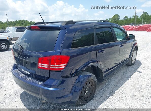 3C4PDCAB6JT384004 2018 DODGE JOURNEY Blue Tył prawy