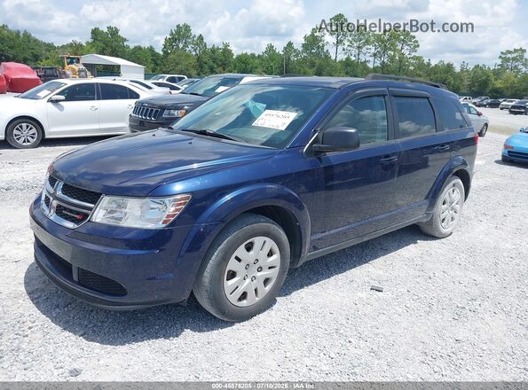 3C4PDCAB6JT384004 2018 DODGE JOURNEY Blue Przód lewy