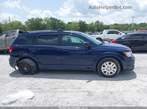 3C4PDCAB6JT384004 2018 DODGE JOURNEY Blue Widok wnętrza z tyłu