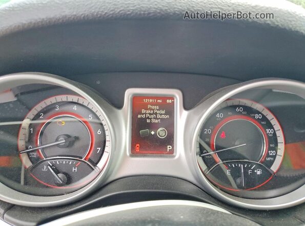 3C4PDCAB6JT474544 2018 DODGE JOURNEY Black Vista del cuadro de instrumentos