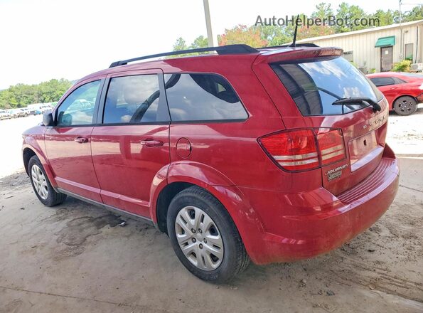 3C4PDCAB6KT732238 2019 DODGE JOURNEY Красный Задняя левая четверть