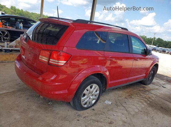 3C4PDCAB6KT732238 2019 DODGE JOURNEY Красный Задняя правая четверть