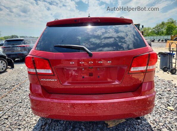 3C4PDCAB7GT218650 2016 DODGE JOURNEY Red Вид ззаду