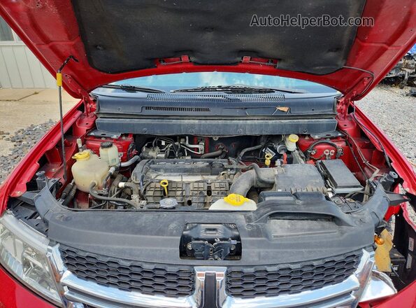 3C4PDCAB7GT218650 2016 DODGE JOURNEY Red Вид підкапотного простору