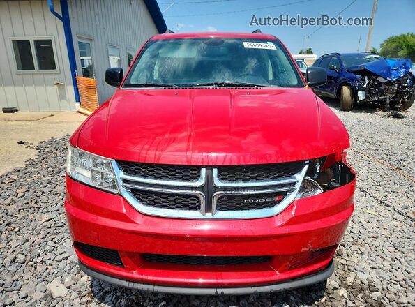 3C4PDCAB7GT218650 2016 DODGE JOURNEY Red Вид спереду