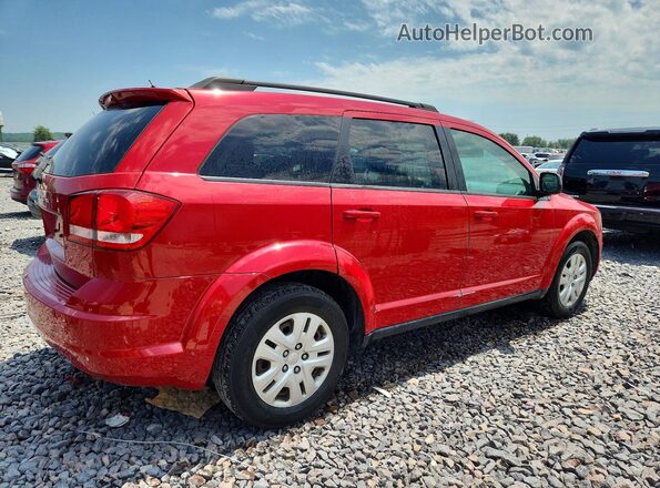 3C4PDCAB7GT218650 2016 DODGE JOURNEY Red Задня права чверть