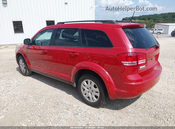 3C4PDCAB7HT517296 2017 DODGE JOURNEY Red უკანა მარცხენა