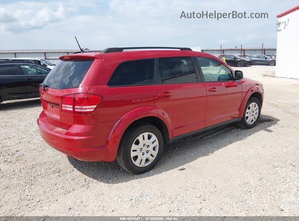 3C4PDCAB7HT517296 2017 DODGE JOURNEY Red უკანა მარჯვენა